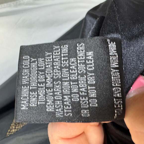 Footjoy Dryjoy Windbreaker Jacket Mens Large Black/Houndstooth - Picture 10 of 11